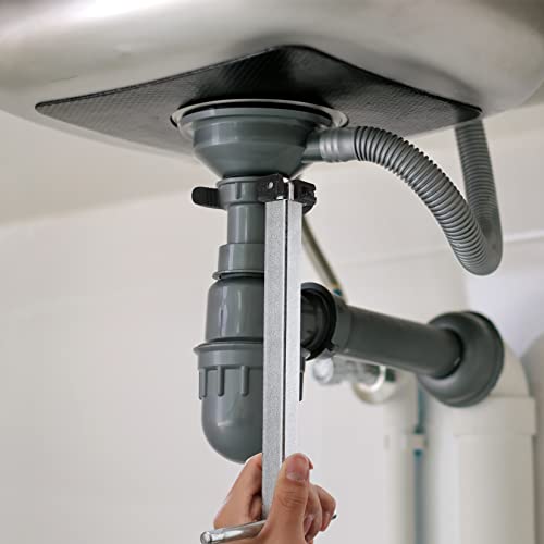 Duratech 10"-17" Telescoping Basin Wrench With 1-3/8" To 2-1/2" Large Jaw Capacity & Tub Drain Remover Wrench Aluminum Alloy Drain Removal Tool, Dual Ended #TOP4