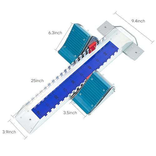 KZU 25in Starting Block, Adjustable Track and Field Block for Sprinter Athlete, Aluminum Alloy Multi-Function Starting Block for Plastic Runway, Tracks, Angel Adjustable