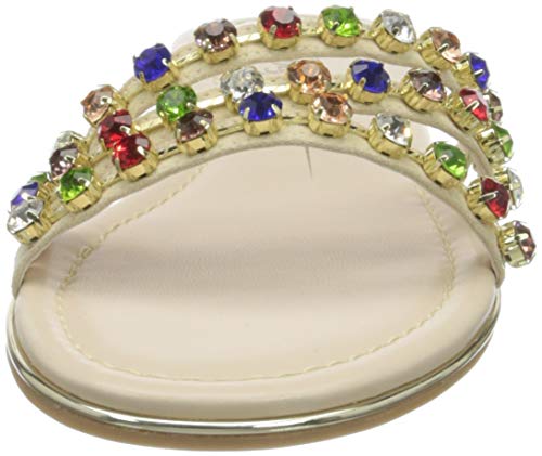 Buffalo Rita Diamonds, Sandali Bassi Donna, Beige