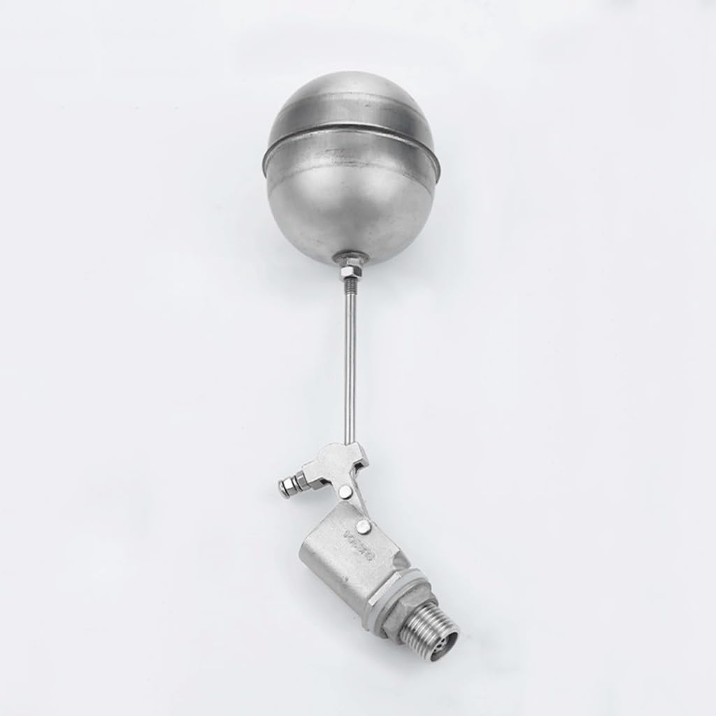 1/2 Inch DN15 Stainless Steel Water Tank Float Valve - Durable and Erosion-Resistant,1pcs