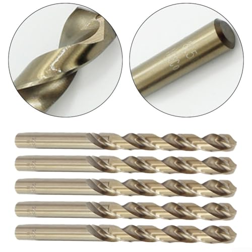 Foret cobalt acier inoxydable lot de 5 forets de 10 mm pour perçage métal trempé