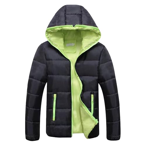 Veste matelassée à capuche homme chaud épais zip intégral