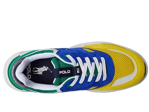 Image of POLO RALPH LAUREN Suede Leather Mesh-Polo Jgr Pp-Sneakers-Low Top Lace