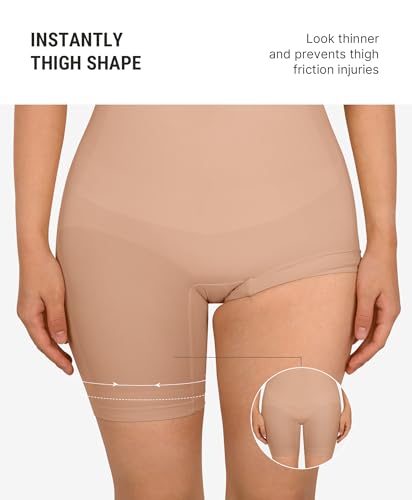 Image of FeelinGirl Shapewear Tummy Control Seamless Bodysuit Hip Enhancer Body Shaper for Women