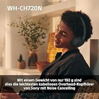 Sony WH-CH720N Kabelloser Bluetooth-Kopfhörer mit Geräuschunterdrückung, hoher Klangqualität, Umgebungsgeräuschmodus, leichtes Design, bis zu 50 Stunden Akkulaufzeit, iOS & Android - Rosa – Ansicht 5