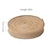 KINJOEK 1 Inch Wide 54 Yards Burlap Ribbon, Natural Jute Fabric Ribbon Crafts Ribbon for Christmas Wedding Gifts Burlap Fabric DIY for Decoration