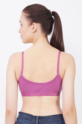 Image of Medium Impact Sports Bra for Women | Daily Use | Non-Wired | Non-Padded | Seamless Bra | Full Coverage | Suitable for Gym,Yoga,Workout