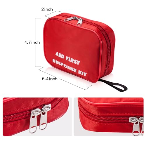 Image of AED First Kit with CPR, Gloves, Razor, Scissors, Gauze Pads, and Cleansing Wipes for AED Training