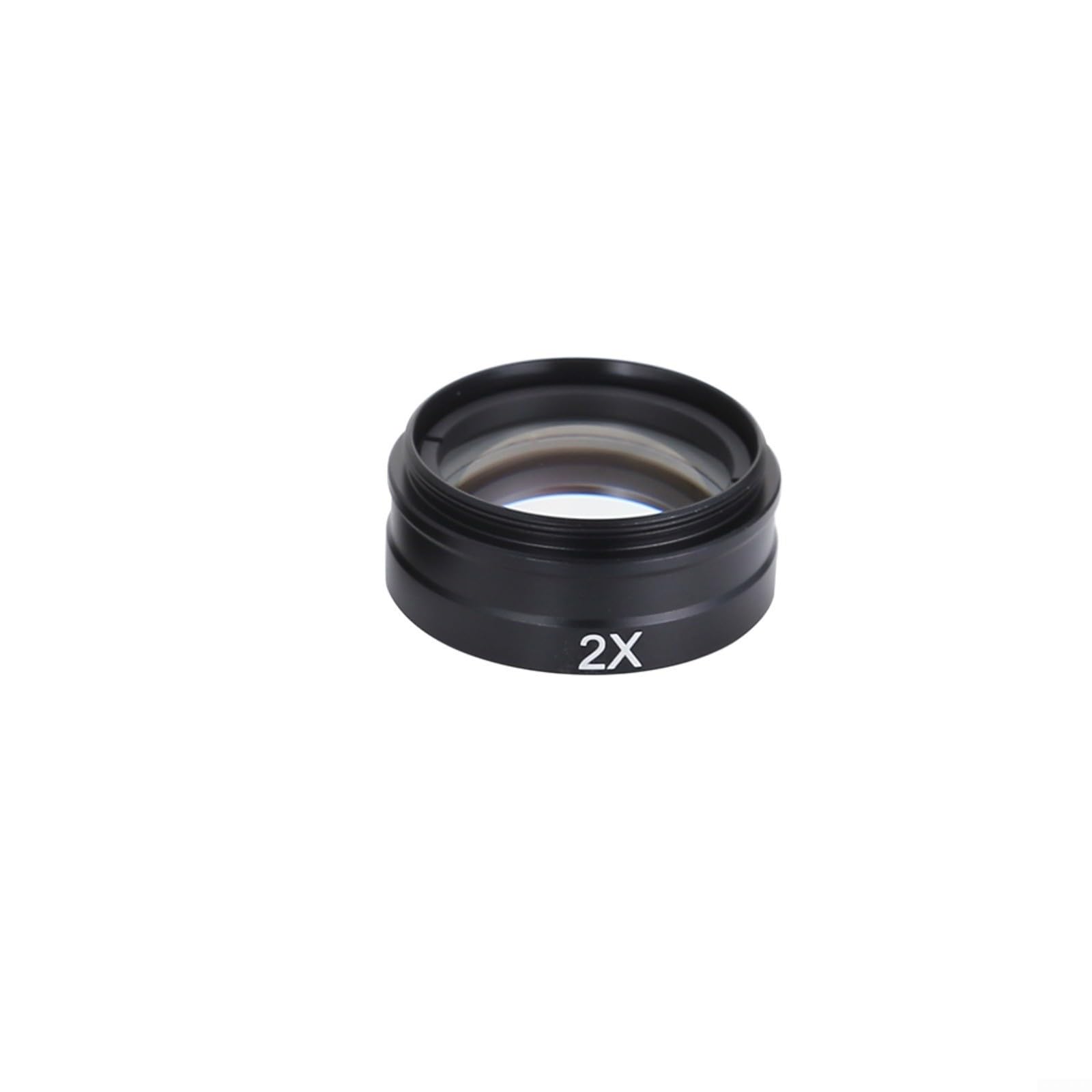 Objetivo auxiliar 2X Barlow para ajustar la ampliación de microscopios C-Mount de 42mm