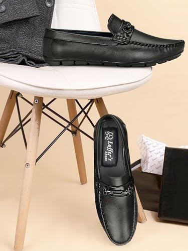 Image of TROTUS Men's Loafer for Men | Stylish & Comfortable with Soft Cushioned Insole | Hand-Stitched Design for Trendy