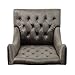 Christopher Knight Home Toddman High-Back Velvet Club Chair, Grey