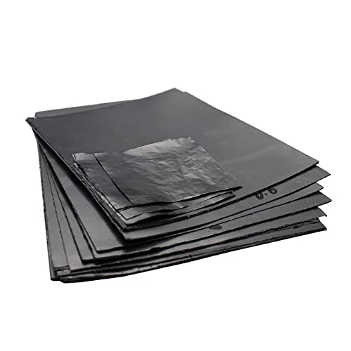 Graphite Flexible Foil Sheet Graphoil Gasket 0.05mm 0.06mm 0.08mm 0.1mm 0.2mm 0.3mm 0.4mm 0.5mm 0.6mm 0.8mm 1mm 2mm Black (Color : 5pcs, Size : 0.5x200x300mm)