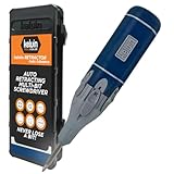 Kelvin Tools Retractor Auto Advance – Automatic All-in-One Screwdriver, Multi-Head Autoloader 6-in-1 Bit Driver, Versatile Tool, Made in Canada (Navy/Grey)