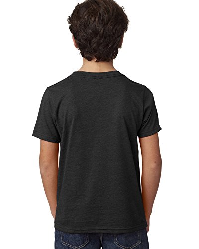 NEXT LEVEL APPAREL Boy's Cotton/Poly CVC Crew - 3312, Black, Medium2