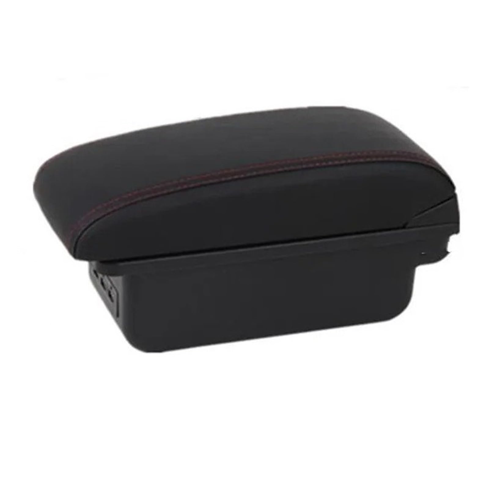 Umdjju B1 Red Line 3Usb For Opel For Corsa 2019-2025 Car Armrest Box Retrofit Accessories Car Centre Console Armrest Box(B1 Red Line 3Usb)