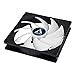 ARCTIC F14-140 mm Case Fan, Quiet Motor, Computer, Low Noise, Fan Speed: 1350 RPM - Black, White