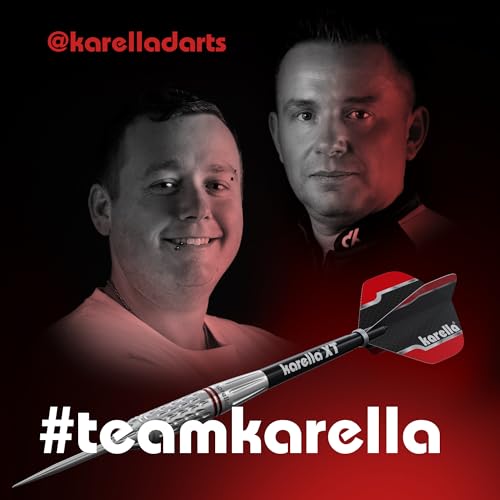 Karella Schallschutz Compact Ø45 cm für Steeldartboards, 2-TLG, Schalldämpfung/Silencer für Dartscheibe, nachweisbare Geräuschreduzierung bis 80%, patentiert, Schallreduzierungssystem Made in Germany