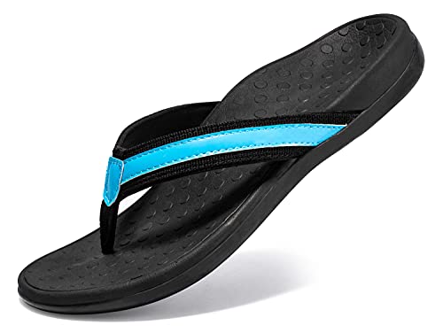 Image of LLSOARSS Plantar Fasciitis Feet Sandal with Arch Support - Best Orthotic flip Flops for Flat Feet,Heel Pain- for Women