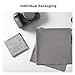 4 Pack 16''x16'' Extra Large Microfiber Cleaning Cloths, K&F Concept Oversized Microfiber Cloths for TV Screen, Electronics, Laptops, Telescope, Computers, Eyeglasses, Gray