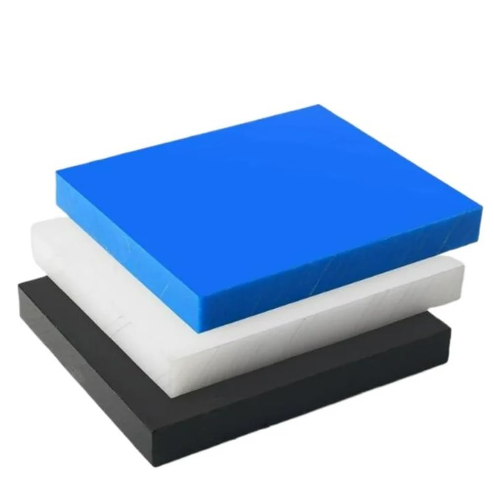 Placa De Nailon, 1/2 Piezas PA6 Placa De Nailon Puro Bloque De Láminas Mecanizado CNC Materiales Plásticos 2 Mm 3 Mm 4 Mm 5 Mm 6 Mm 8 Mm 10 Mm 12 Mm 15 Mm 20 Mm 25 Mm 30 Mm(White,8x300x300mm 1pcs)
