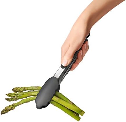 OXO Good Grips 23 cm szczypce z silikonowymi głowicami
