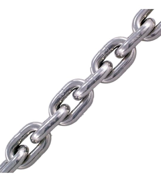 Stainless Steel Utility Chain, Lightweight, for Home, Outdoor, Camping, Pet Leash, Anti-Theft, Trailer, RV (1/8 or 4mm, 10FT)