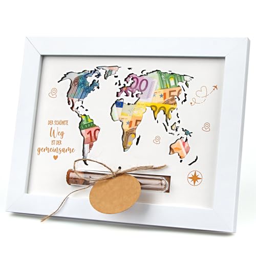 Personalisierte Holz Weltkarte Hochzeit Kleinigkeiten Zum Verschenken Save the Date Karten Hochzeitsgeschenk Nachbarn Bilderrahmen Einzigartiges Dekoratives für Brautpaar oder Geschenk