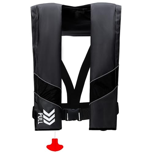 Image of Automatic Inflatable Life Jackets for Adults Life Vests PFD Low Profile Load Capacity Up to 330lbs