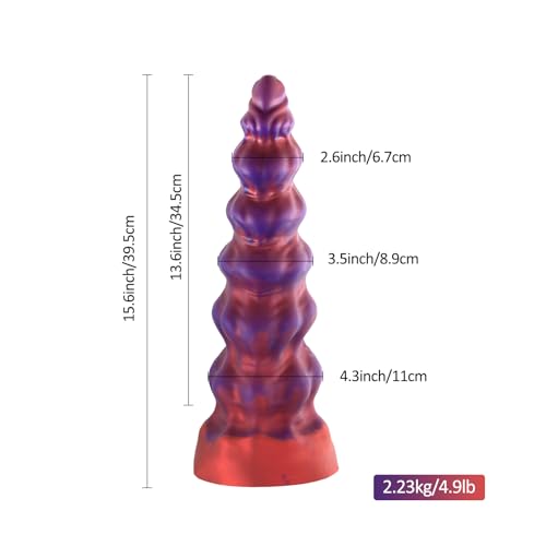 Image of 15.6 Inch Huge Thick Monster Dildo, Fantasy Silicone Giant Dildos | Strong Suction Cup, XXL Extra Large Dragon Anal Dildo, For Deeper Sex, Big Long, Adult Sex Toys, For Male Women Gay
