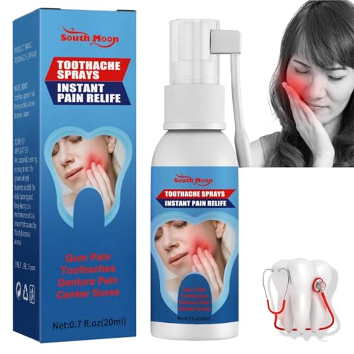 Toothache Relieving Spray,Toothache Pain Relief for Adult,Oral Care Spray,Dental Pain Relief,Pain Spray for Toothache Relief,Pain Relief for Toothache,Gum Pain Spray,Effective Toothache Remedy Spray