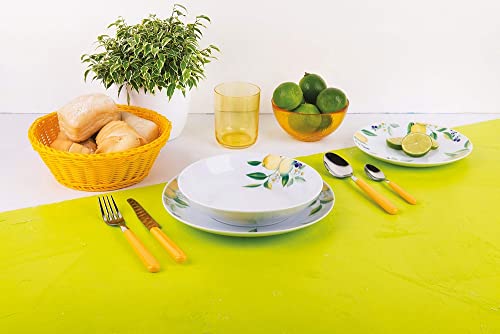 Excelsa Fashion Service 24-teilig, Edelstahl, Gelb