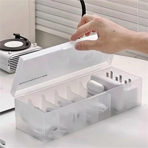 Fils électriques emmêlés ? Solution boîte de rangement 7 grilles - 5
