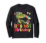 Photo Gallery it s my birthday dinosaurs - dinosauri di compleanno per donne e ragazze maglia a manica Photo Gallery it s my birthday dinosaurs - dinosauri di compleanno per donne e ragazze maglia a manica