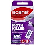 Acana Sachet Moth Killer 20 Pack- For Drawers & Storage- Protects Clothing & Bedding- Lasts 3 Months