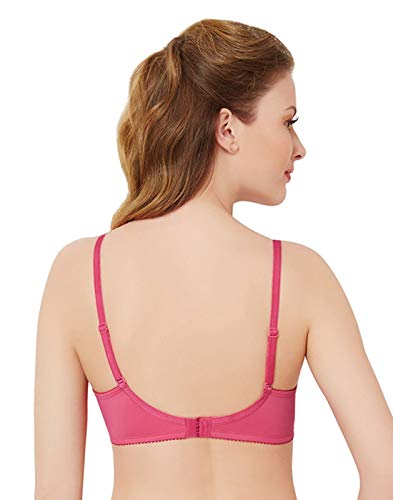 Image of Amante Lace Padded Non-Wired Full Coverage T-Shirt Bra