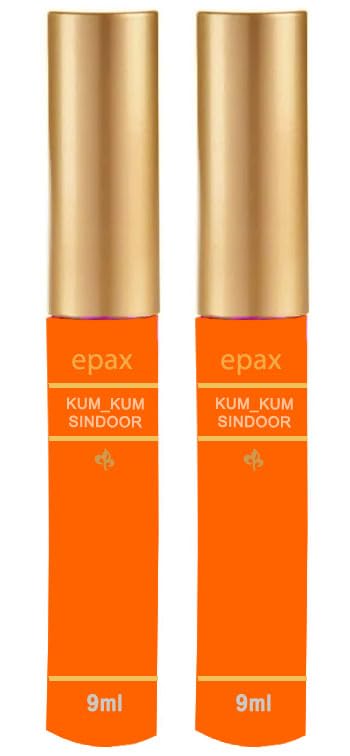 100% Natural Herbal sindoor liquid sindoor (Orange) Pack of 2-picture-55