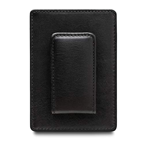 Bosca Men's Wallet, Nappa Vitello Front Pocket Wallet, Black4