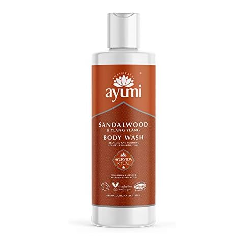 Ayumi Sandalwood & Ylang Ylang Body Wash, Gently Cleanses the Skin Without Stripping Away Hydration, Full of Essential Oils For Soft Skin - 1 x 250ml Cover
