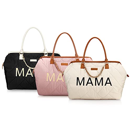 Baybou Mommy Bag For Hospital Baby Diaper Bag Tote Large Baby Diaper Travel Hospital Bag For Labor And Delivery Essentials Mama Baby Diaper Bag With Changing Pad Organizing Pouches (Black 3Pc) #TOP7