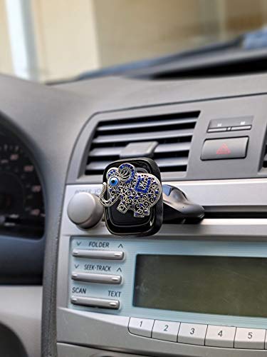 Imanes decorativos de elefante metálico para frigorífico miniatura 6