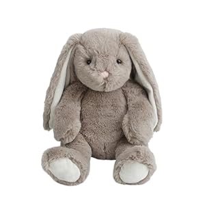 MON AMI Coco The Bunny Stuffed Animal–13 Brown Soft Cuddly Huggable Rabbit Plush Toy Nursery Decor Great for Kids of All Ages