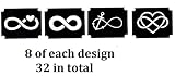 Infinity Collections Forever eternity (Infinity Body Art Stencil)