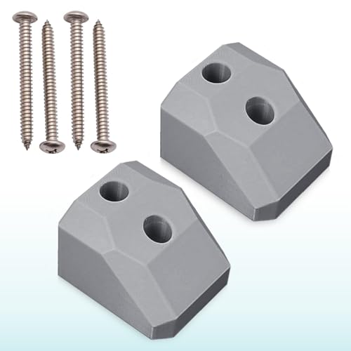 2-Pack Pontoon Gate Stop & Keeper Kit, Marine SS Hardware