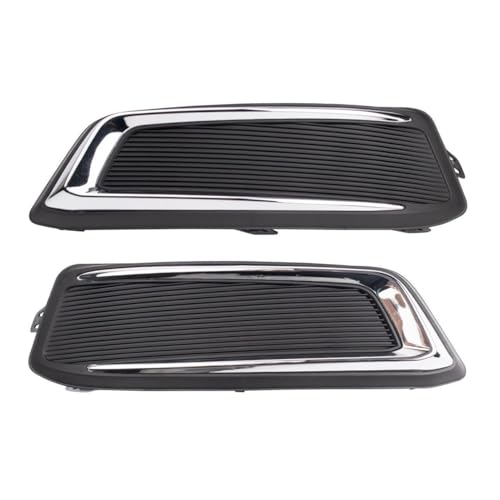 Fog Hole Cover 2 piezas Polipropileno y Plástico ABS Cromado para Chevy Impala LTZ 14-16 & LS 14-19 & LT 14-20 GM1039145 22738852, instalación sencilla miniatura 1