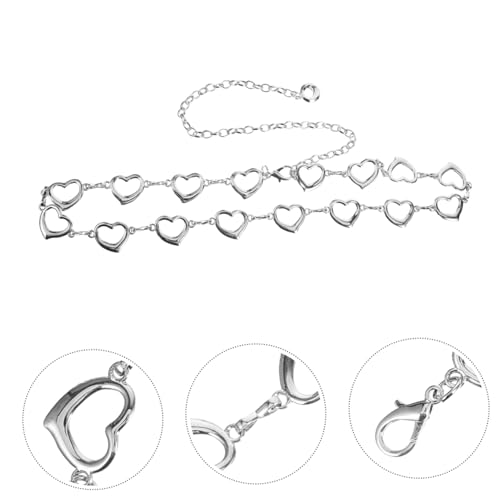 Waist Chain Belt for Women Heart Chain Design Simple Elegant Accessory for Dresses and Outfits Stylish Waist Belt Occasion3