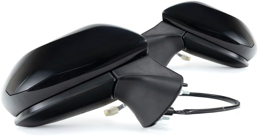 KarParts360 For Toyota Camry 2018-2024 Door Mirror Driver And Passenger Side - Pair | Power | Gloss Finish | Non-Heated | Replacement For TO1320366, TO1321366 | 87940-06800, 87910-06800