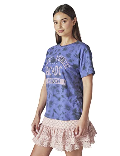 Lucky Brand Womens Acdc Classic Crew Tee T Shirt, Multi-Color, X-Large Us #TOP1