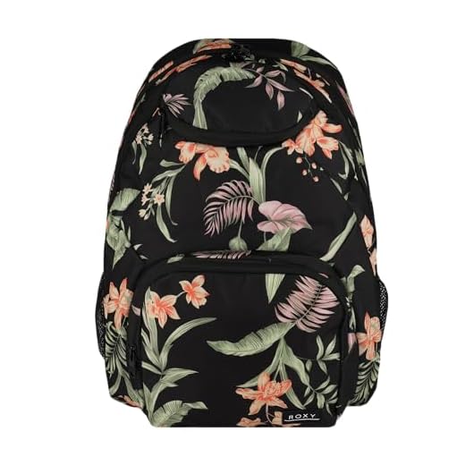 Roxy Women's Shadow Swell 24 L Medium Backpack, Anthracite Island Escape, One Size
