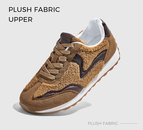 LUCKY STEP Women's Fashion Sneakers Trendy Tennis Shoes Neutral Stylish Retro Trainers Casual Running Walking Shoes3