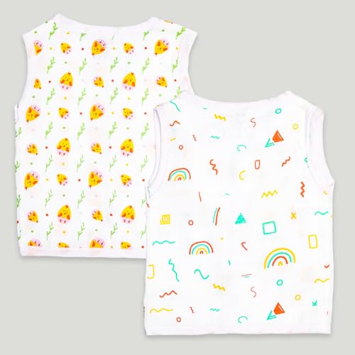 Image of Kidbea Extra Soft Mulmul Cotton Jhabla Cloth for New Born Baby Set